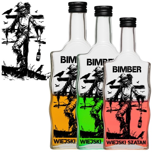 butelki-fala-500-ml-nadruk-wiejski-szatan-trzy-butelki-grafika