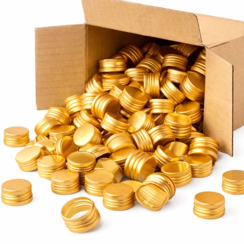 złote zakrętki do butelek,- zakrętki do wódki.jpg