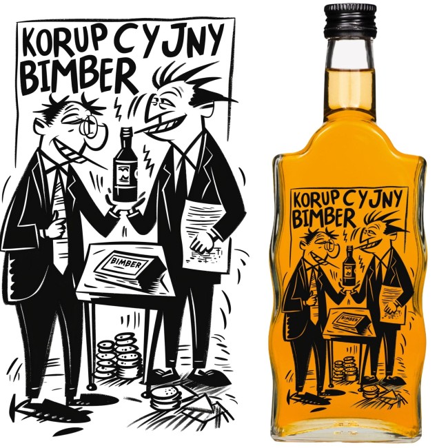 Dr Bimber,-butelka monopolowa 500 ml,-butelka na nalewkę,-butelki na nalewki,-butelki szklane 500ml,-butelka Korupcyjny Bimber (7).jpg