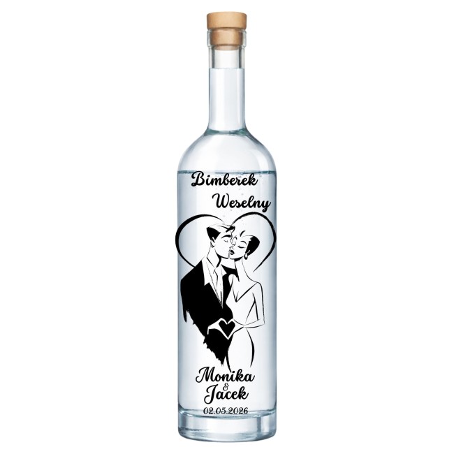 Elegancka flaszka na wino domowe