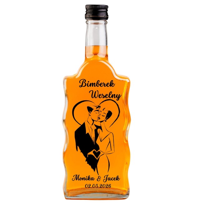 Flaszka z grafiką na domowy alkohol