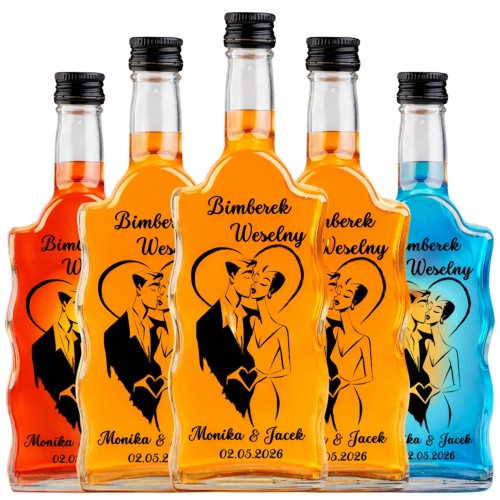 Butelka z nadrukiem Fala 500 ml,- butelka na bimber z nadrukiem  (2).jpg