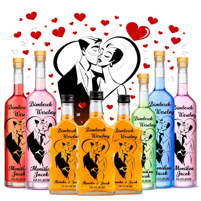 Butelka z nadrukiem Fala 500 ml,- butelka na bimber z nadrukiem  (4).jpg