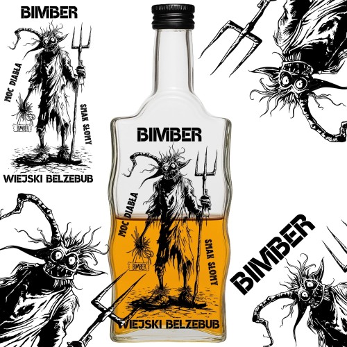 Butelka szklana WIEJSKI BELZEBUB (5).jpg