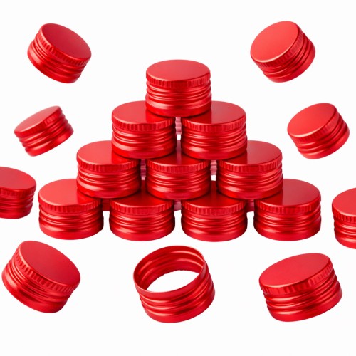 zakrętka do butelki 28 mm, czerwona zakrętka (2).jpg