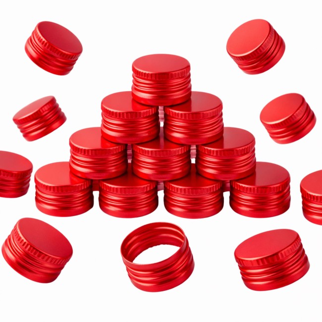 zakrętka do butelki 28 mm, czerwona zakrętka (2).jpg