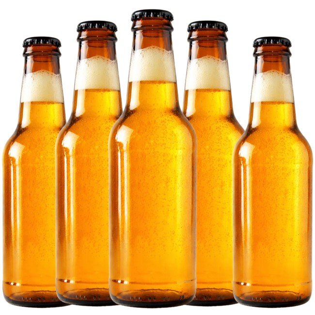Butelka 0,25 l z ciemnego szkła na napoje