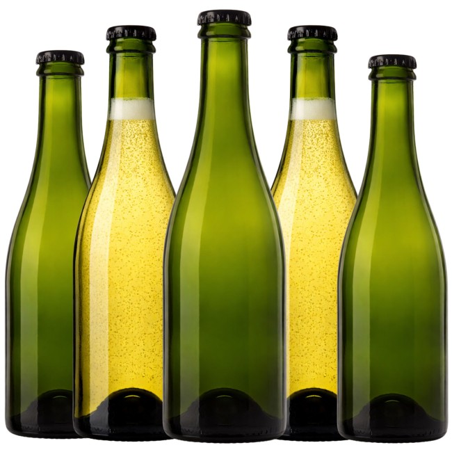 Butelka Asti 375 ml PREMIUM z czarnym kapslem - 50 sztuk
