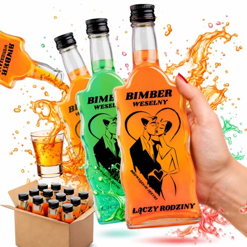 Butelka FALA 500 ml z nadrukiem Łączy Rodziny - zestaw 10 sztuk