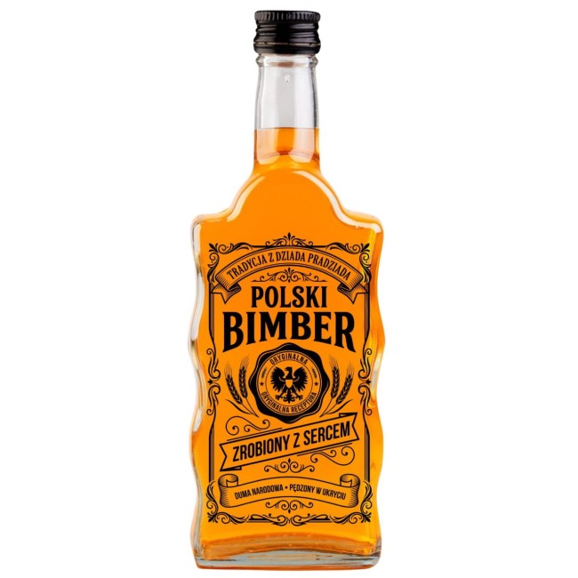 Polski Bimber zrobiony z sercem  z dziada pradziada 500 ml.jpg