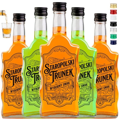 Butelki FALA 500 ml na domowy likier