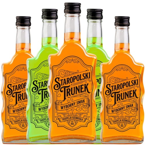 Komplet butelek 500 ml z karafką