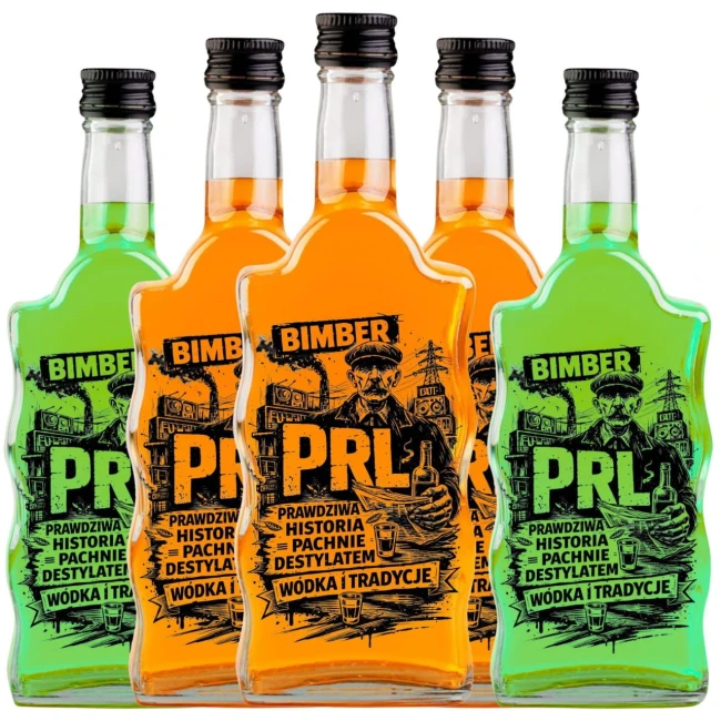 Pusta butelka Fala 500 ml ze szkła