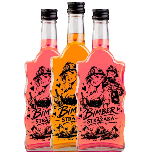 Zestaw 40 butelek 500 ml Bimber Strażaka