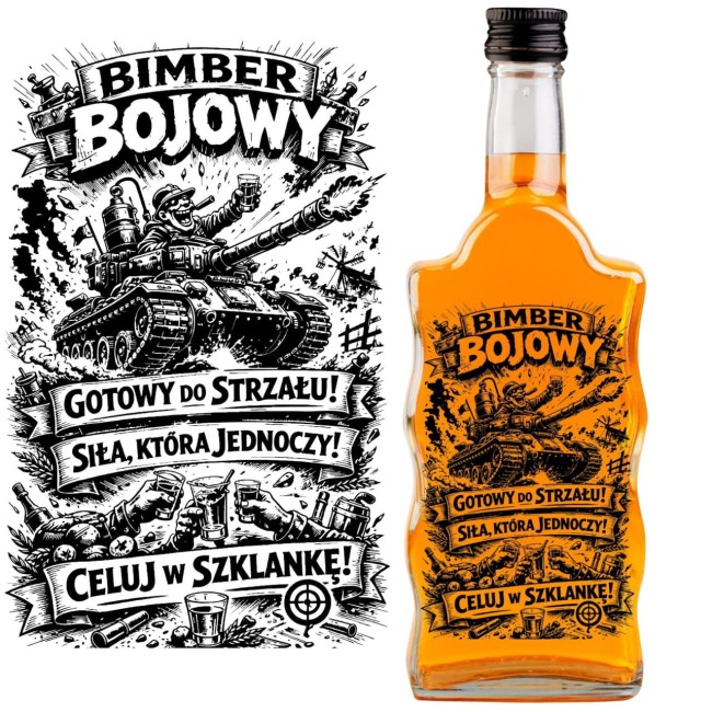 Butelki na bimber w dziesięciopaku