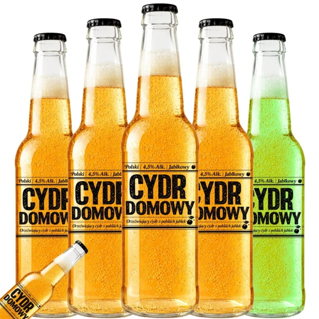 Dwadzieścia butelek na cydr 330 ml