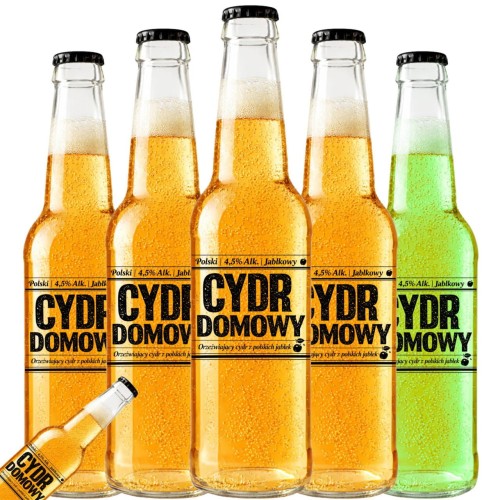 Czterdzieści butelek na cydr domowy 330 ml