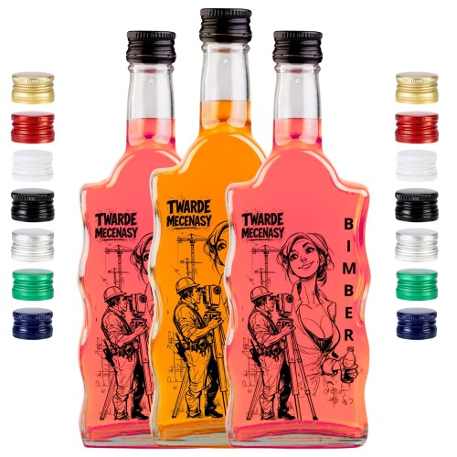 Trzydzieści butelek monopolowych 500 ml Geodeta