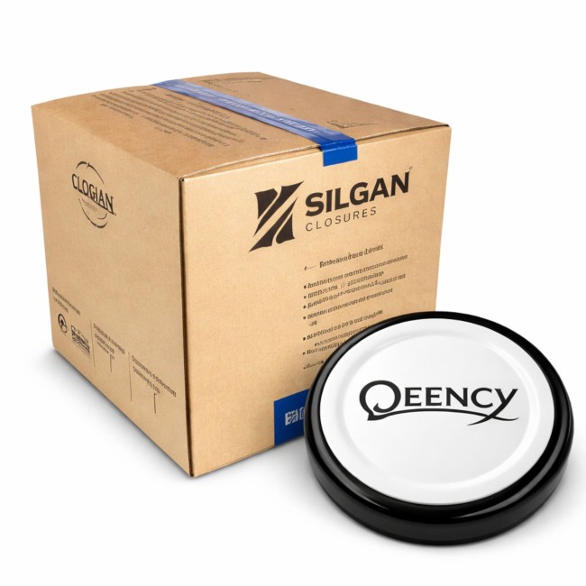 Pojedyncze wieczko 43 mm QEENCY do butelek