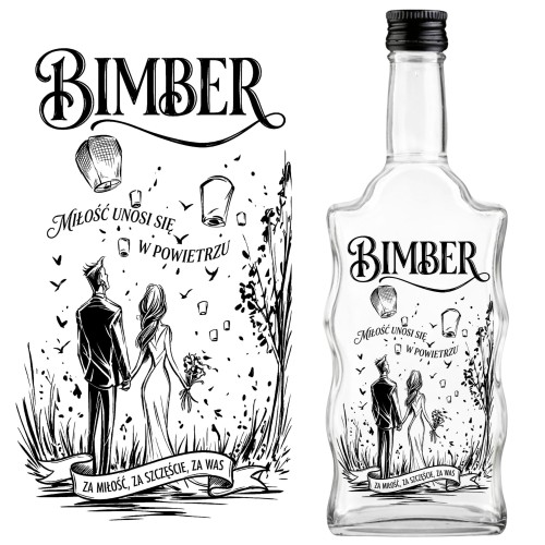 butelka na wesele,-butelki nadruk lampiony  (6).jpg