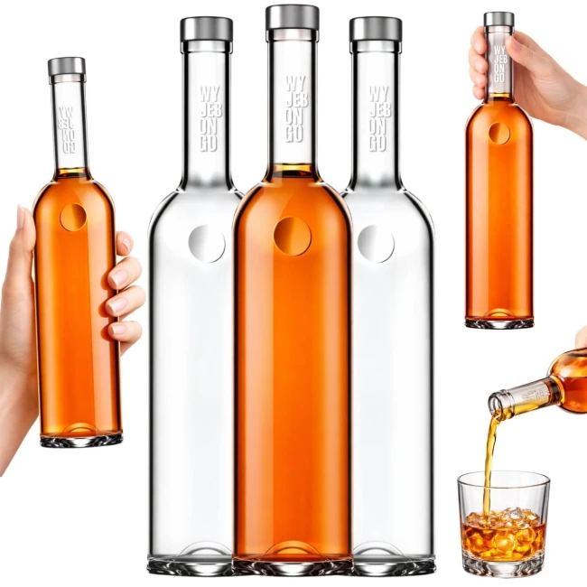 Butelki ozdobne 500 ml w zestawie 20 sztuk
