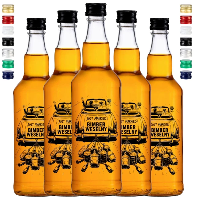 Butelki na wesele monopolowe 500 ml