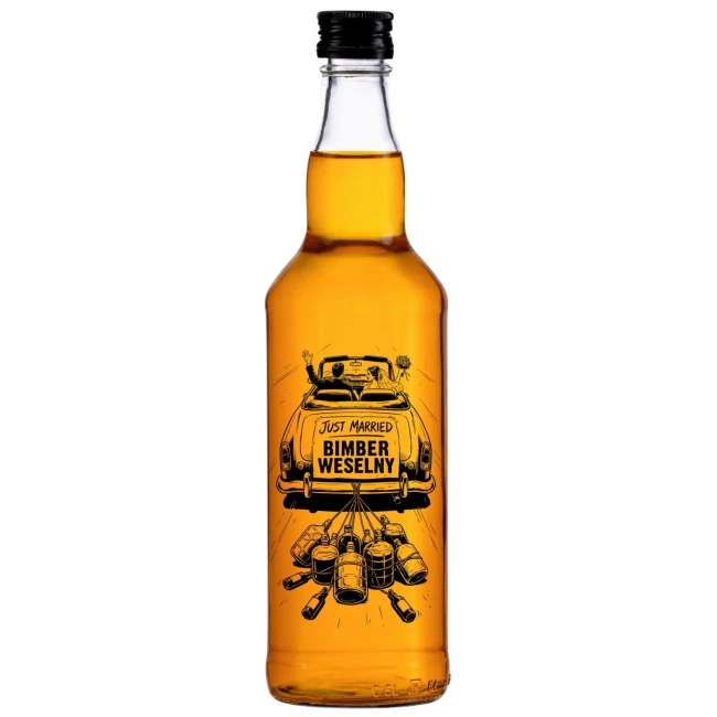 Butelka monopolowa 0,5 l na alkohol weselny