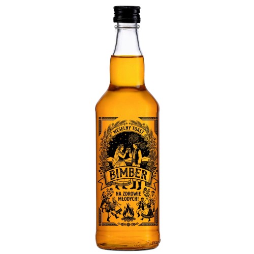 Butelka monopolowa 500 ml na alkohol weselny