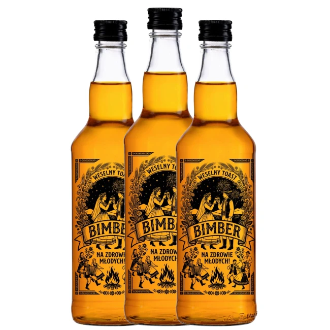 Butelki monopolowe 500 ml gotowe na wesele