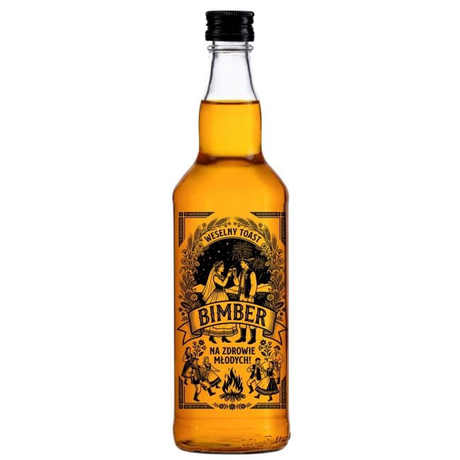 Butelka szklana 500 ml na wódkę domową