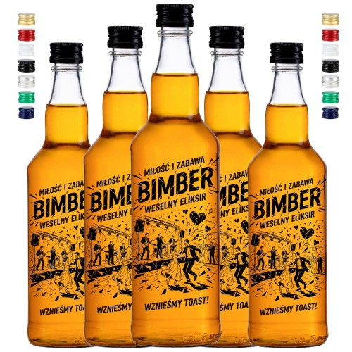 60x ozdobne butelki szklane 500 ml hurt