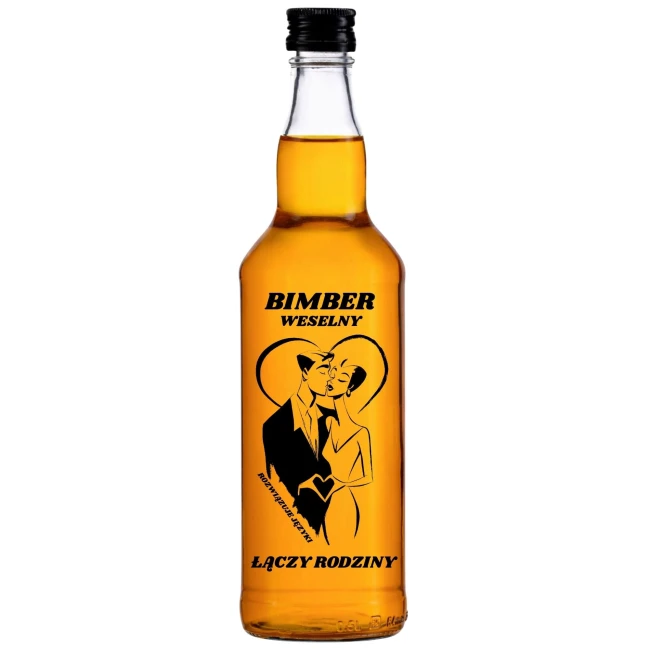 Szklana butelka 500 ml z zakrętką na trunek