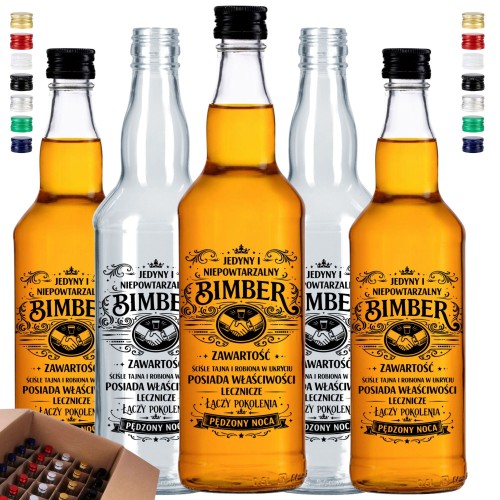 20x butelki monopolowe 500 ml na swojski bimber