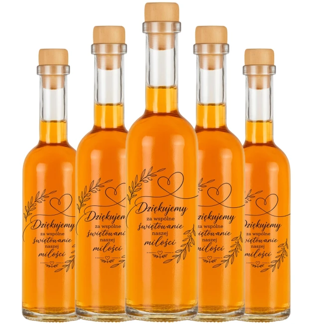 Butelki 100 ml MIŁOŚĆ gotowe do napełnienia