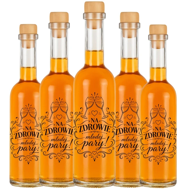 Buteleczki 100 ml jako podziękowania od Młodej Pary