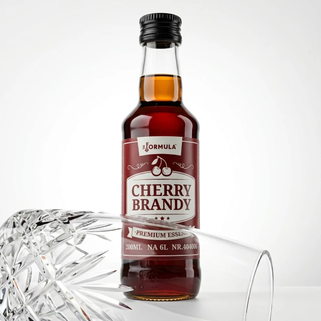 Butelka zaprawki 200 ml o smaku wiśniówki
