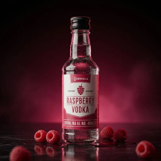 Butelka zaprawki 200 ml o smaku wódki malinowej
