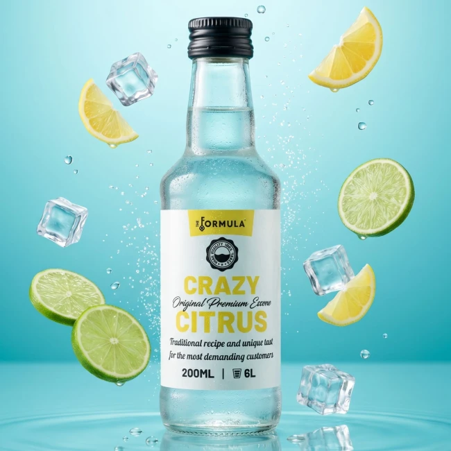 Zaprawka CRAZY CITRUS - esencja cytrynowa do bimbru