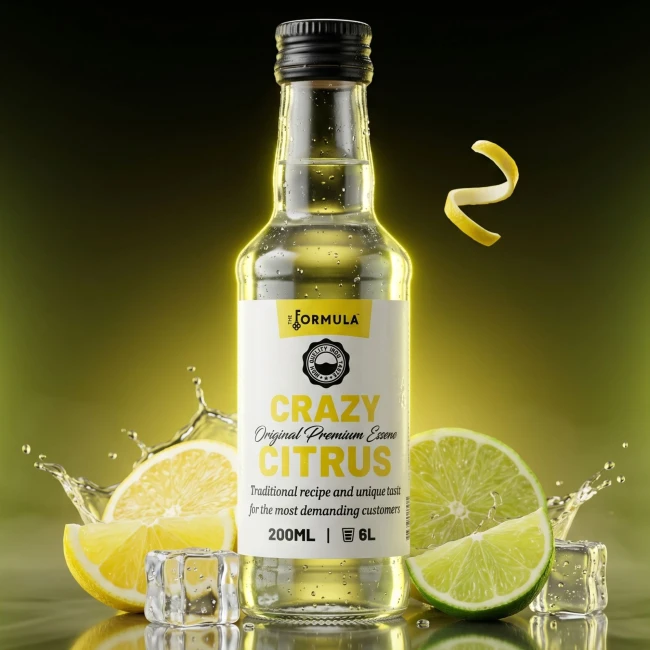 Butelka zaprawki 200 ml o smaku cytrynowym