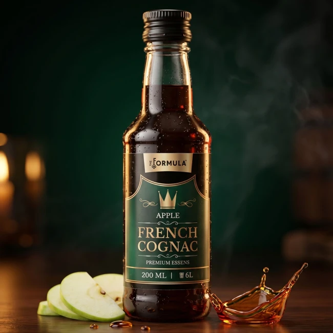 Butelka zaprawki 200 ml o smaku jabłkowego koniaku