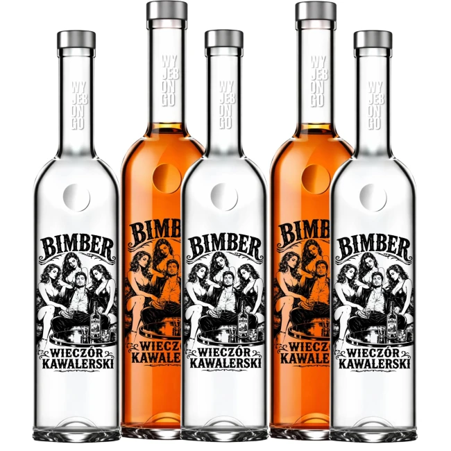 Komplet 20 butelek 500 ml FUTURA GPI z zakrętkami