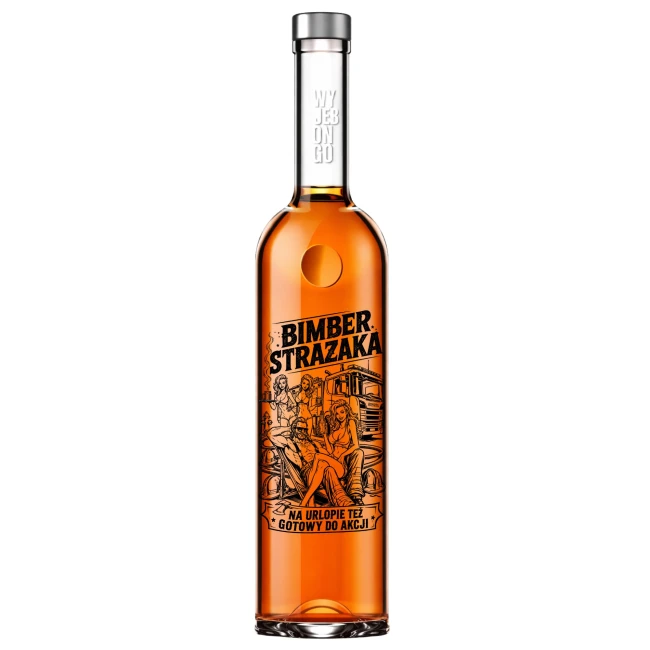 Nadruk OSP na butelce 500 ml - prezent dla strażaka