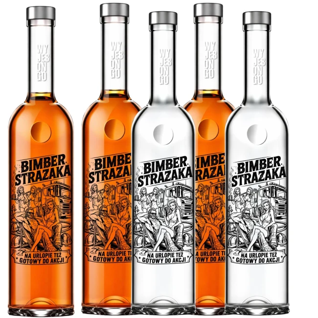 Butelki 500 ml FUTURA OSP z zakrętkami - komplet 20 szt.