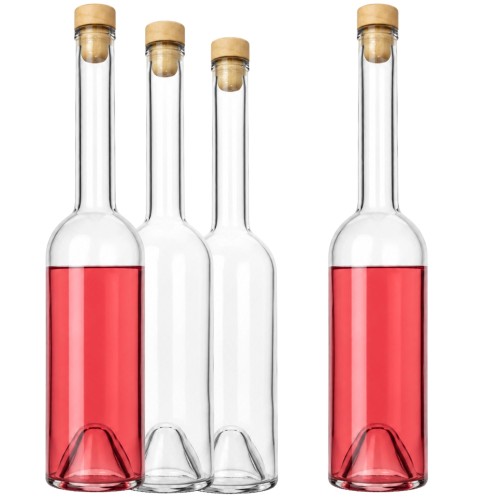 Butelka 0,5 l FENICE z drewnianym korkiem na nalewkę domową