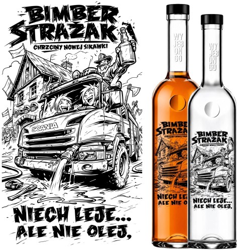 Pakiet 40 butelek monopolowych 500 ml FUTURA – Strażak