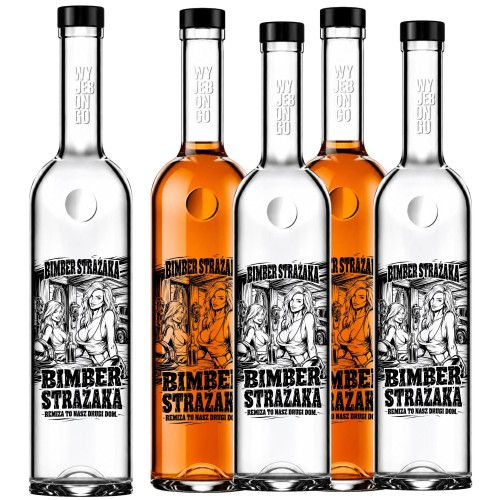 Butelki FUTURA 500 ml Strażak – Remiza to nasz drugi dom