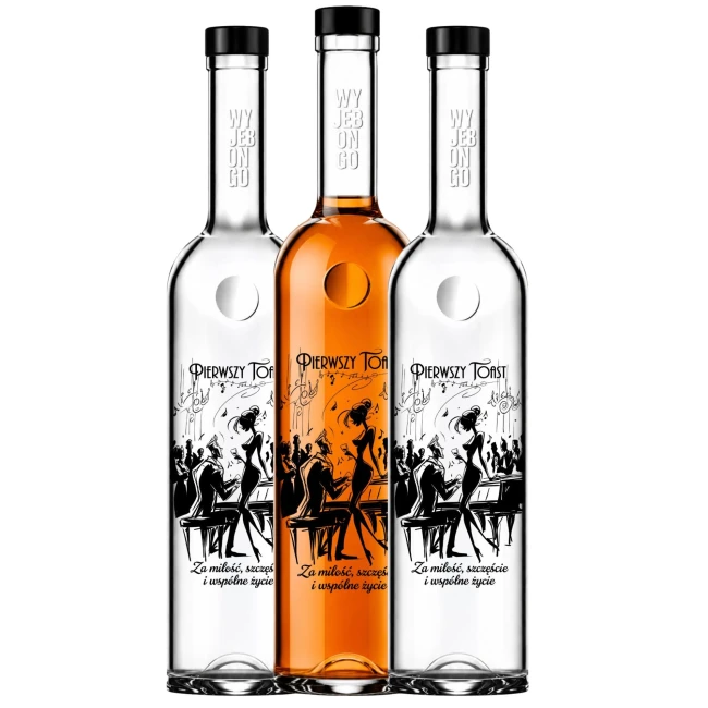 Szkło na nalewki i alkohol domowy 500 ml FUTURA