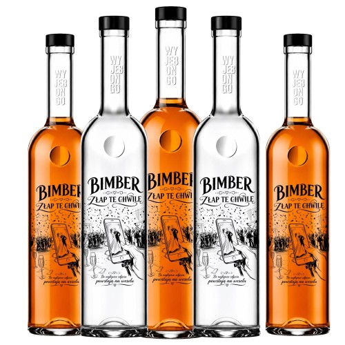 Butelki weselne FUTURA 500 ml – Złap Tę Chwilę