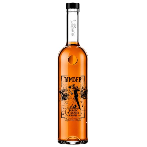 Szkło weselne 500 ml FUTURA GPI z czarną zakrętką