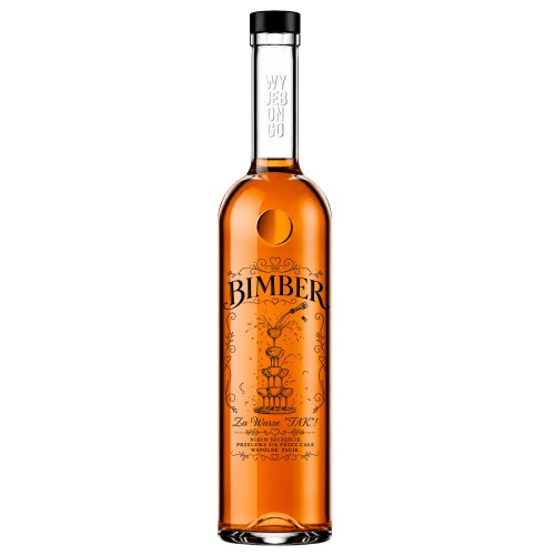 Pusta butelka szklana 500 ml FUTURA na wódkę weselną